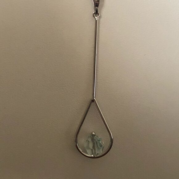 Swarovski authentic crystals White Rhodium Plated - Picture 3 of 5